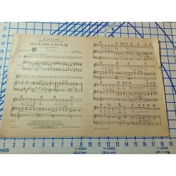 Sheet Music: HAVE A LITTLE FAITH IN ME (Spring Is Here)