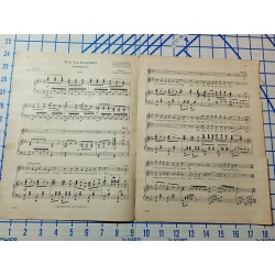 Vintage Sheet Music Will You Remember from the Musical Play Maytime 1917