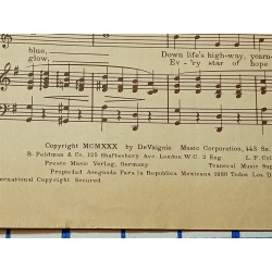 Spread A Little Sunshine Sheet Music Erwin Schmidt Robert Harty DeVaignie 1930