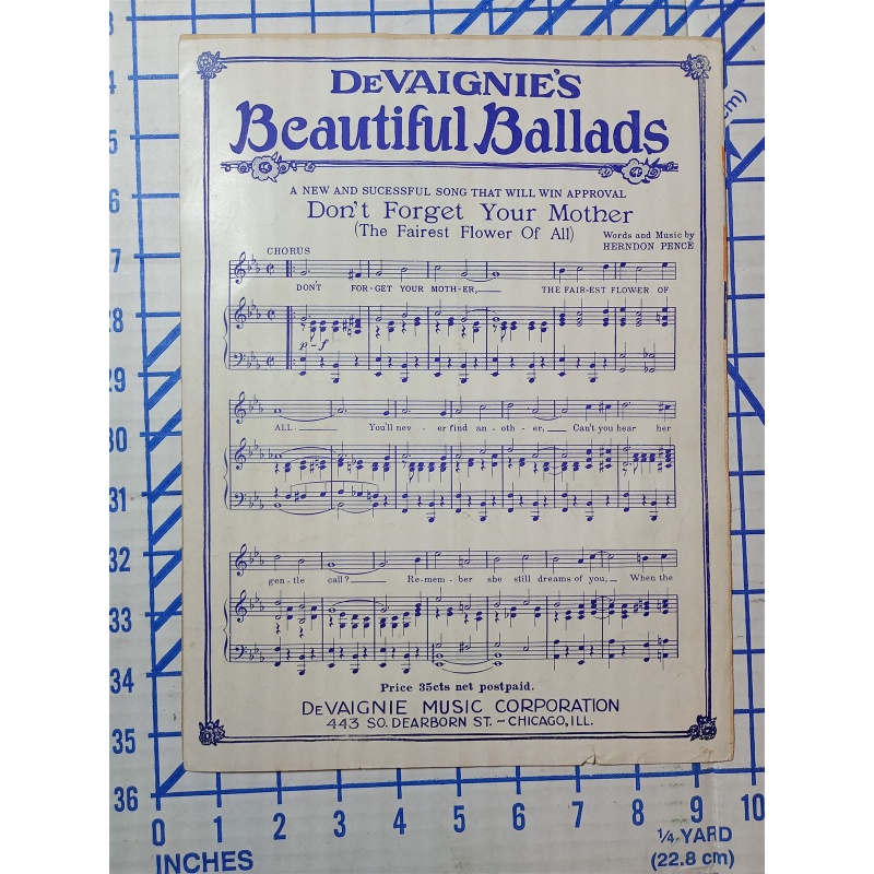 Spread A Little Sunshine Sheet Music Erwin Schmidt Robert Harty DeVaignie 1930