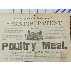 SARATOGA POULTRY AND KENNEL CLUB ENTRY FORM 1894