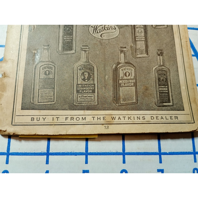 EARLY WATKINS CATALOG AND ADVERISEMENT