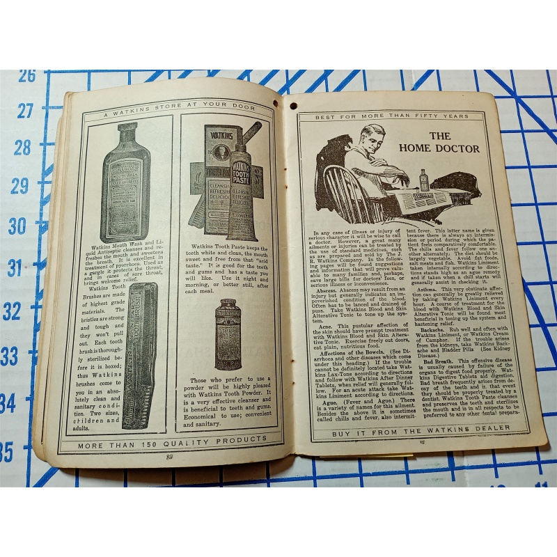 EARLY WATKINS CATALOG AND ADVERISEMENT