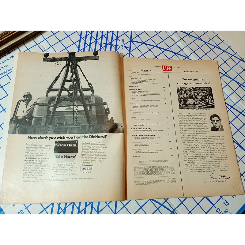 LIFE Magazine April 11, 1969 President Eisenhower Death