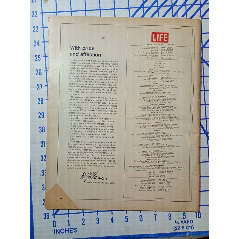 LIFE Magazine December 29, 1972 The Year In Pictures-LAST Issue LOTS OF ADS