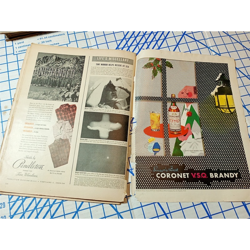 LIFE MAGAZINE December 1944 Judy Garland Cover