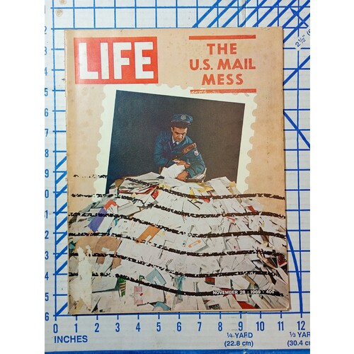 LIFE MAGAZINE. November 28, 1969. THE US MAIL MESS. Vintage.
