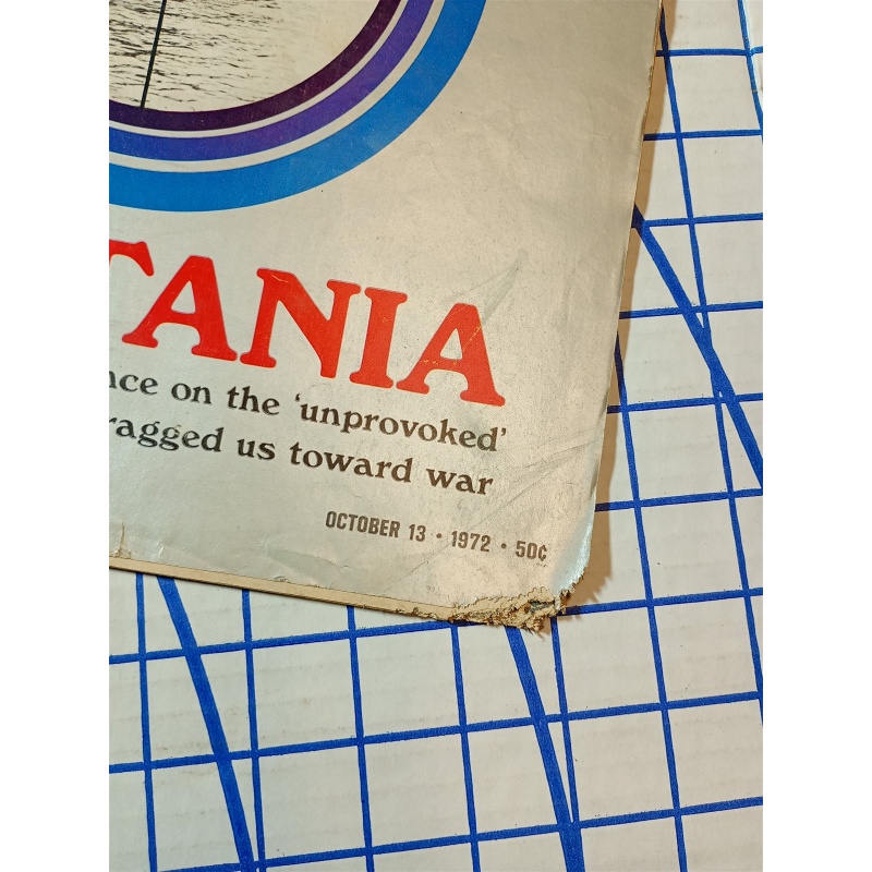 Life Magazine October 13, 1972 Lusitania Patrick Gray Shake-up at the FBI