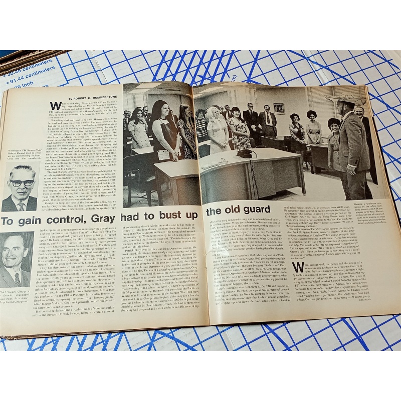 Life Magazine October 13, 1972 Lusitania Patrick Gray Shake-up at the FBI