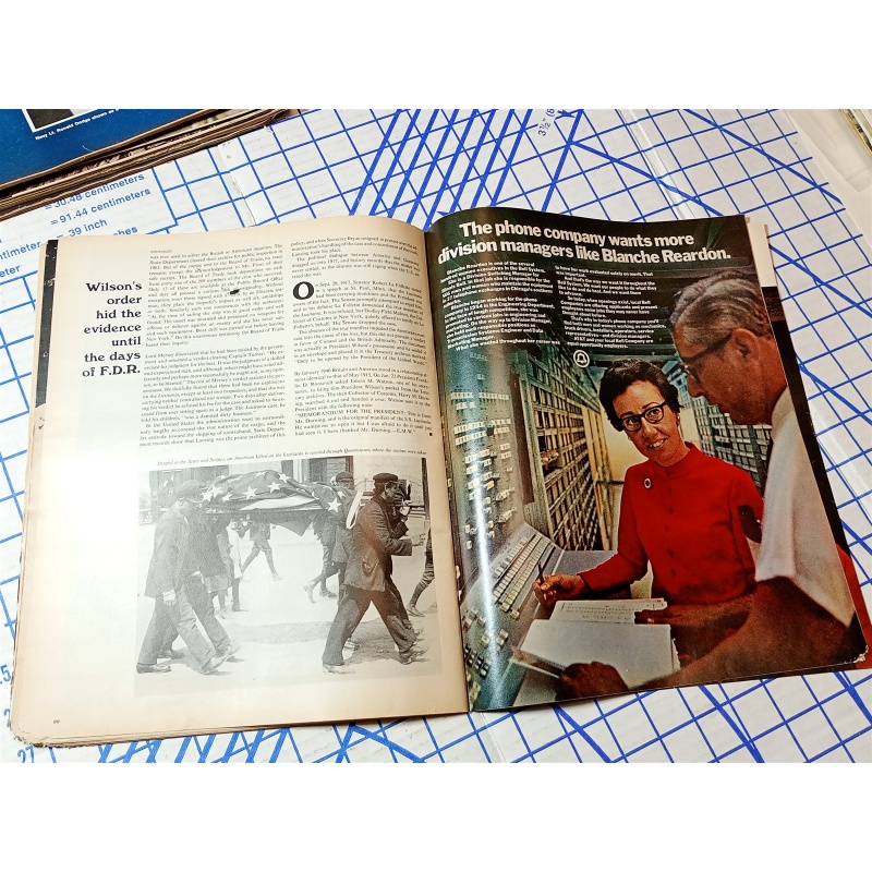 Life Magazine October 13, 1972 Lusitania Patrick Gray Shake-up at the FBI