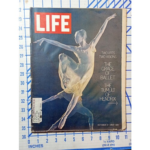 Life Magazine October 3 1969 Ballet Hendrix