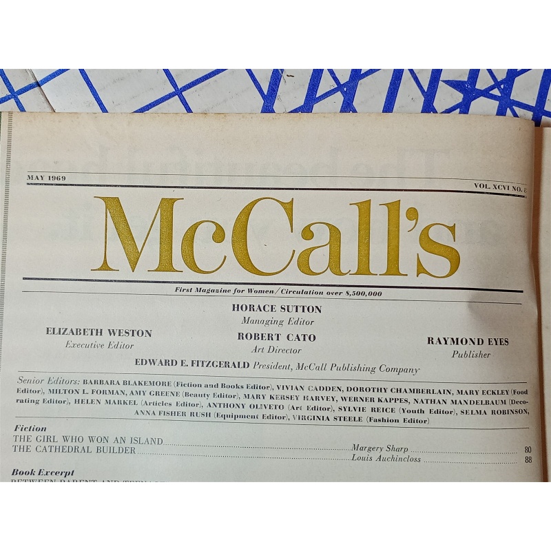 McCalls Magazine May 1969 Michael DeBakey Naomi Sims Alana Hamilton Stewart