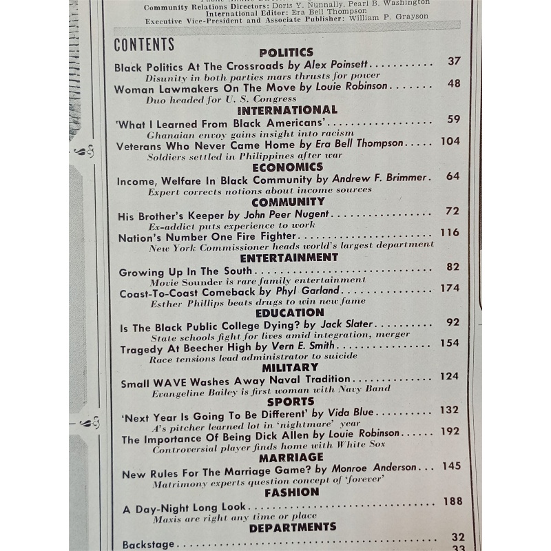 Ebony Magazine October 1972 