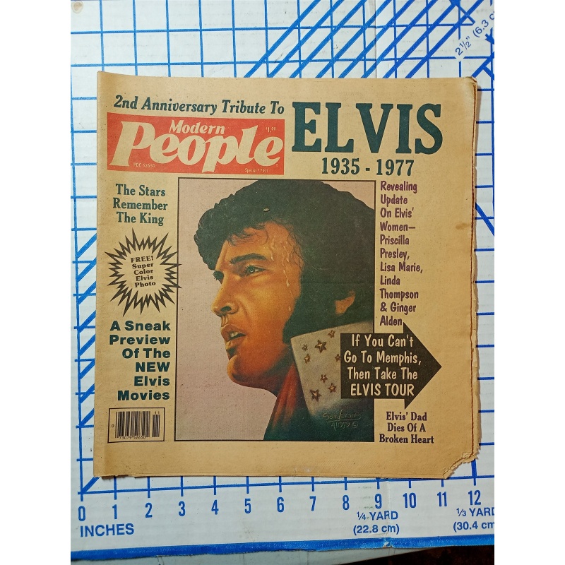 Elvis Presley Modern People Newspaper Special 2nd Anniversary Tribute