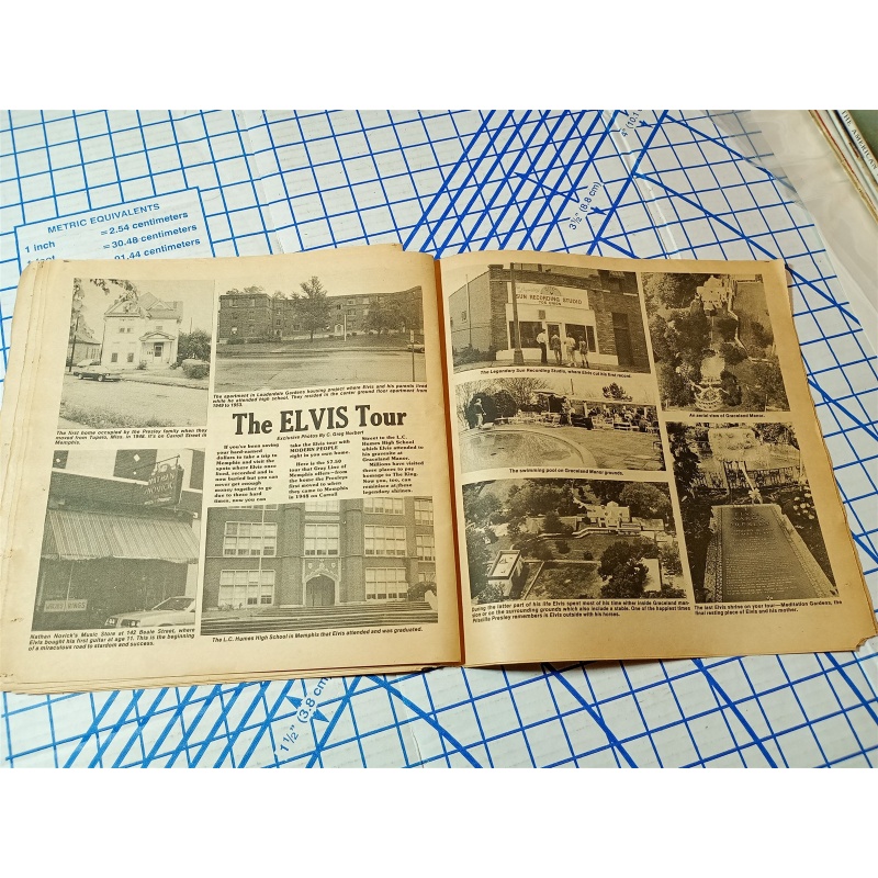 Elvis Presley Modern People Newspaper Special 2nd Anniversary Tribute