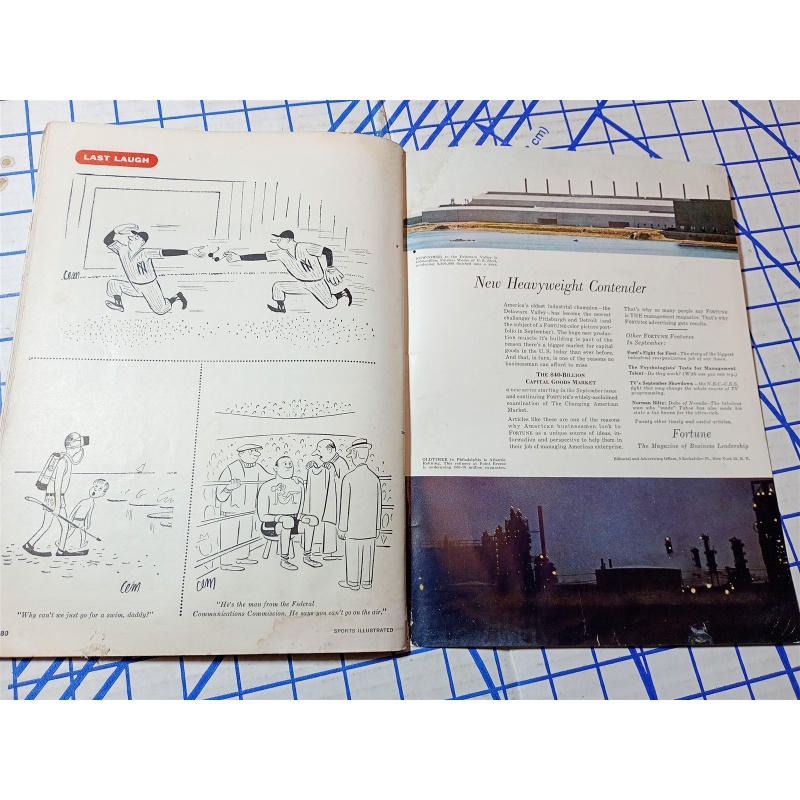 Sports Illustrated~ August 30, 1954, Third Weekly Issue~ Pamela Nelson, Swimsuit