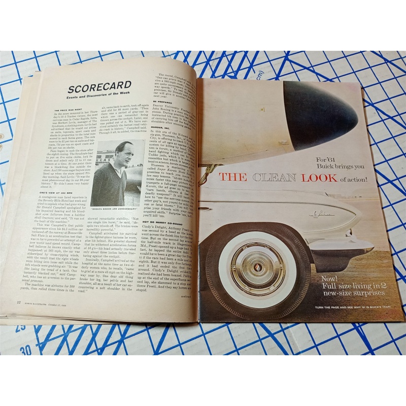 Sports illustrated NEWSSTAND issue World Series Report October 17 1960 