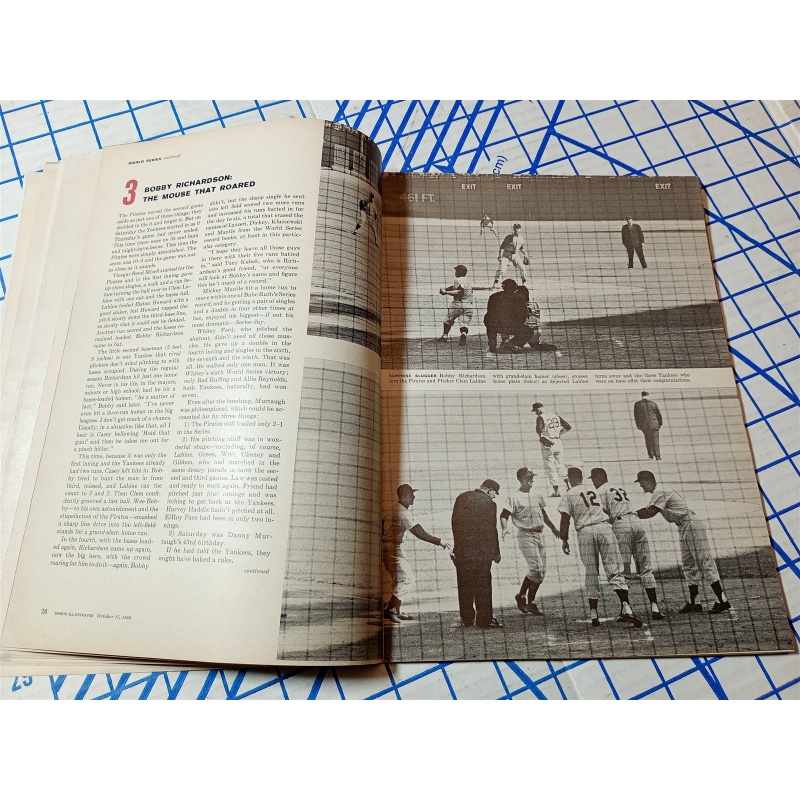 Sports illustrated NEWSSTAND issue World Series Report October 17 1960 