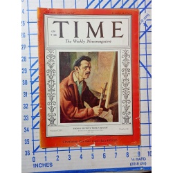 TIME MAGAZINE DECEMBER 24 1934 THOMAS BENTON