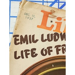 LIBERTY MAGAZINE ORIGINAL DEC 11 1937 ISSUE BEN SOLOWEY/ROOSEVELT COVER 