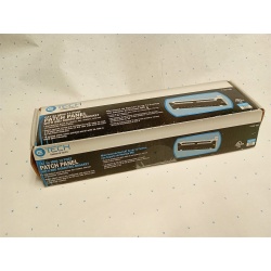 Commercial Electric 12-Port Category 5e Mini Patch Panel w/ 89D Mounting Bracket