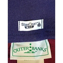 Outer Banks Mens Golf Polo Shirts - Size XL - Navy / Wine