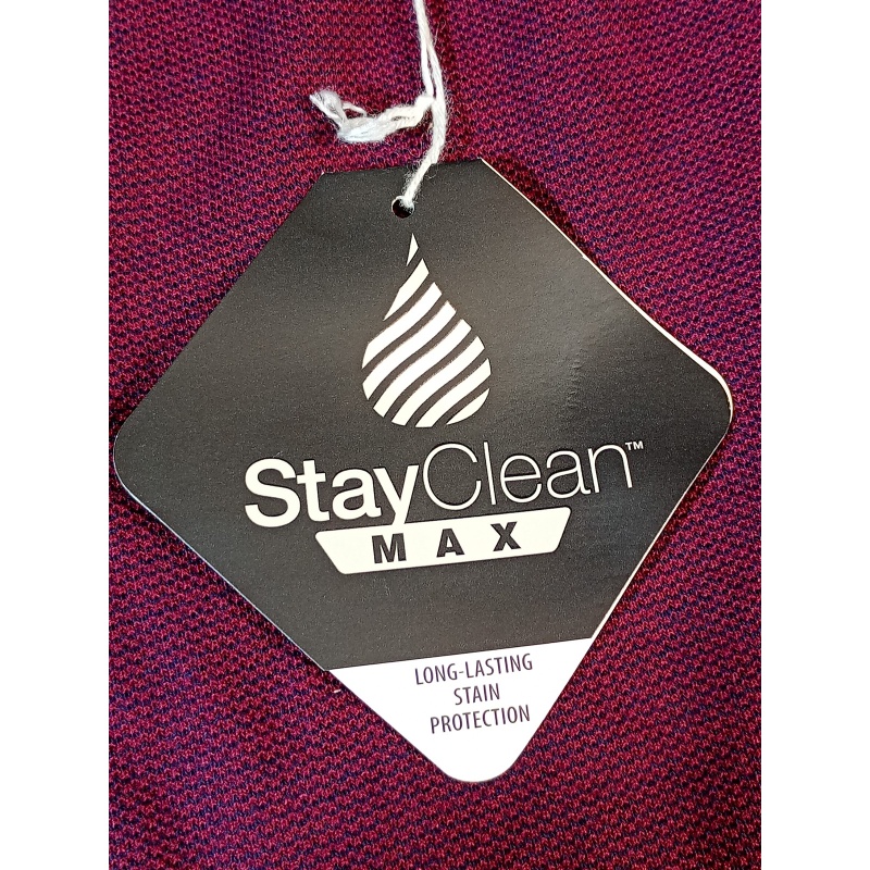 Outer Banks Mens Golf Polo Shirts - Size XL - Navy / Wine