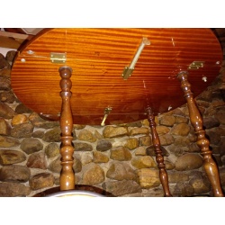 Italian Tea Cart Sorrento Marquetry Inlaid Wood & Brass Rolling Bar Cart – Italy