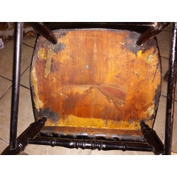 Very Nice Vintage Hand Painted Wodoen Rocking Chair