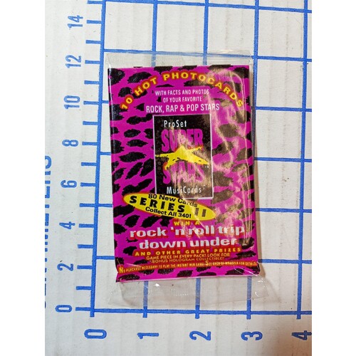 1991 Pro Set Super Stars MusiCards Series II trading cards