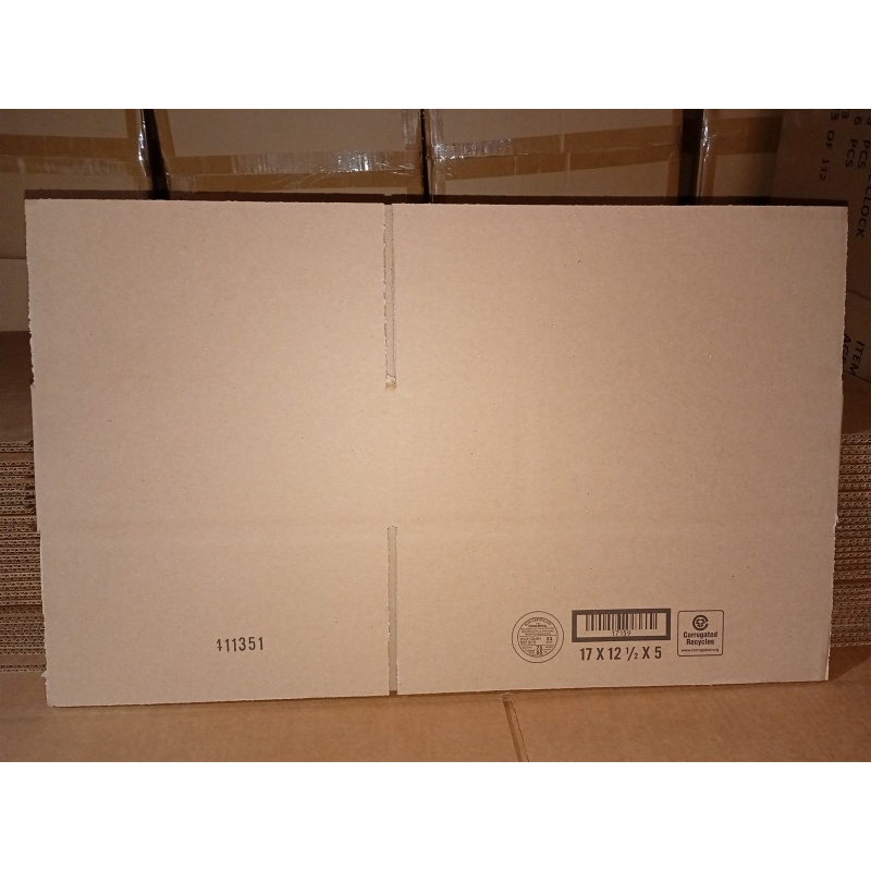 Cardboard Boxes - (17" x 12.5" x 5") - Shipping or Storage Containers