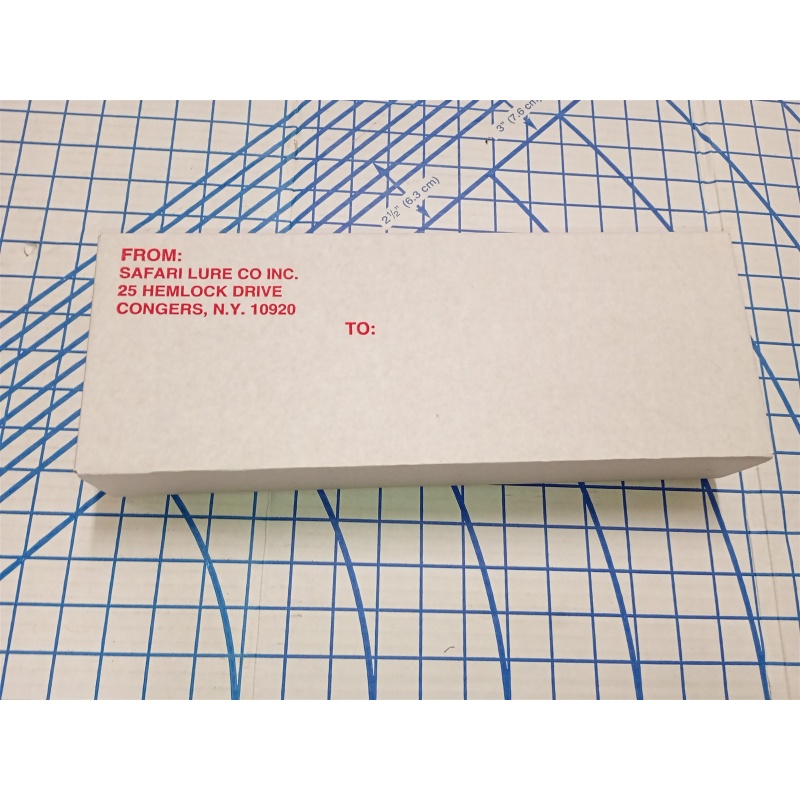 Cardboard Boxes - (14" x 5.5" x 2.5") - thin wall carton w/ Printing 