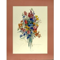 (22 x 28) Art Print FL2095 ROSALIND OESTERLE - Floral Bouquet