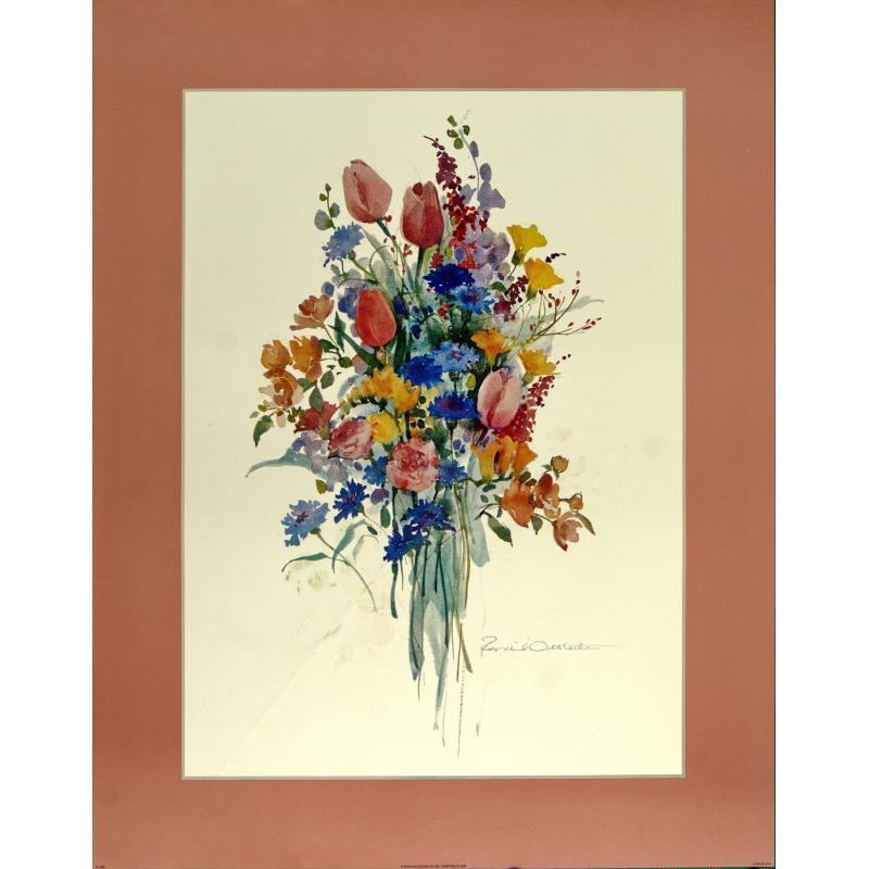 (22 x 28) Art Print FL2095 ROSALIND OESTERLE Floral Bouquet