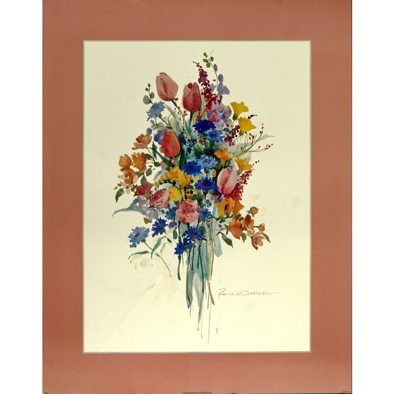 (22 x 28) Art Print FL2095 ROSALIND OESTERLE - Floral Bouquet