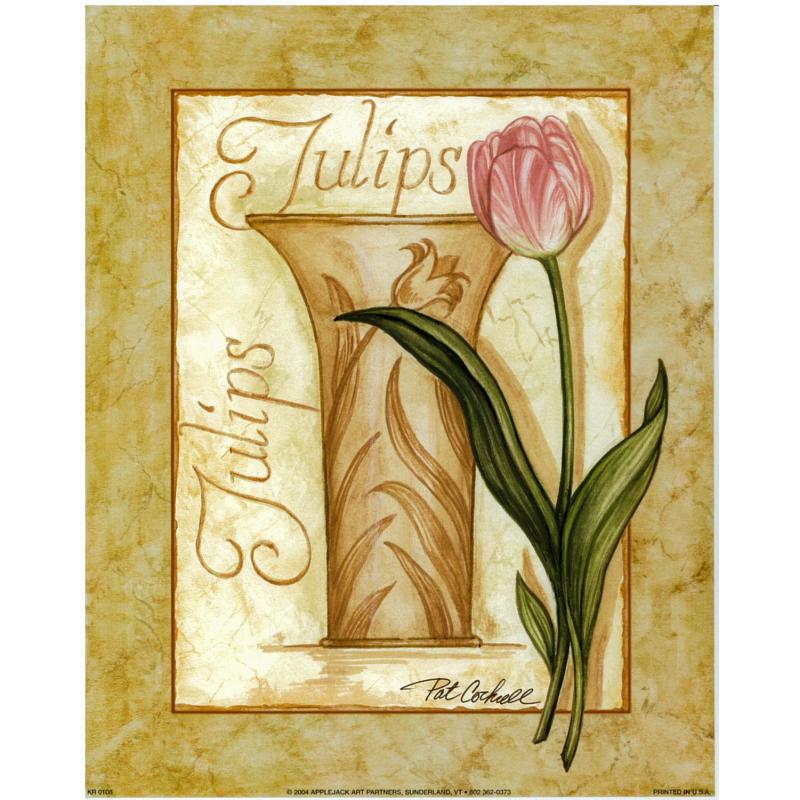 (8 x 10) Art Print KR0108 Pat Cockrell Triumph Tulip