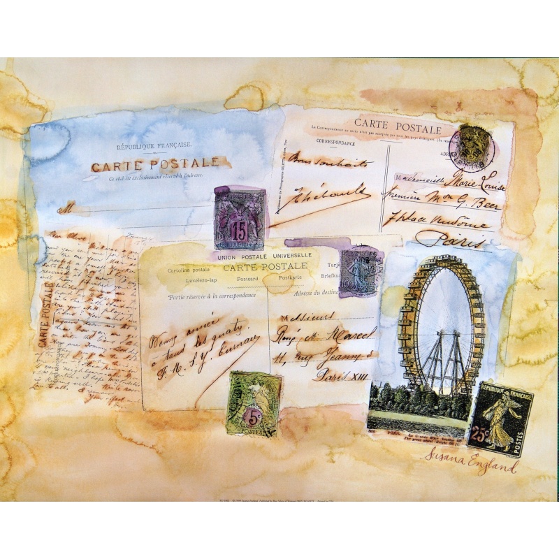 (16 x 20) Art Print SU0302 SUSANA ENGLAND - CARTE POSTALE