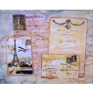 (16 x 20) Art Print SU0303 SUSANA ENGLAND - Parisian Postals