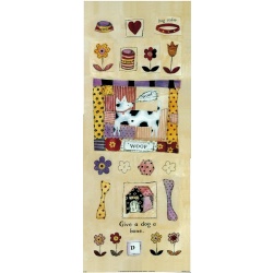 (8 x 20) Art Print VB0603 Vicki Bowman Whimsical Animals