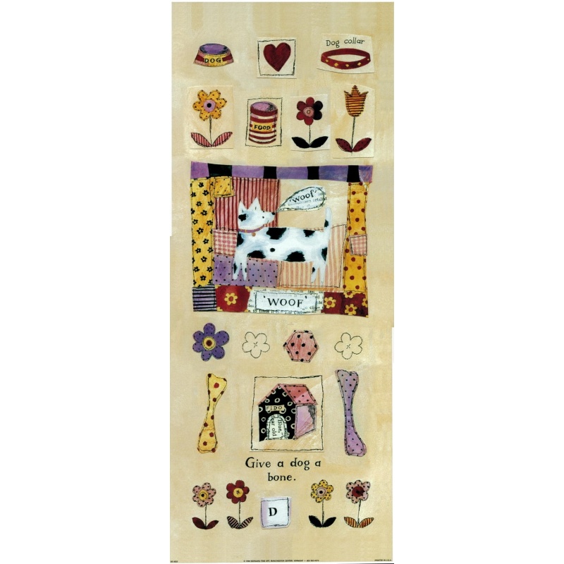 (8 x 20) Art Print VB0603 Vicki Bowman Whimsical Animals