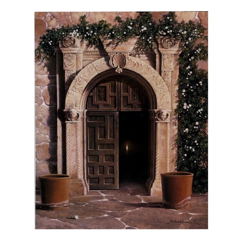Lot of 4 (9 x 11) Art Print RL0102 Richard Luce - Doorways 2