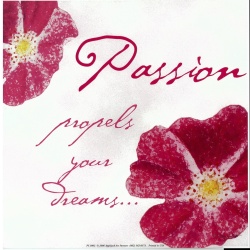 Lot of 4 (9.5 x 9.5) Art Print PS3002 Paula Scaletta - Passion