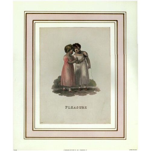 (10 x 12) Art Print PO888 J. Ingwersen The Four Virtues - Pleasure