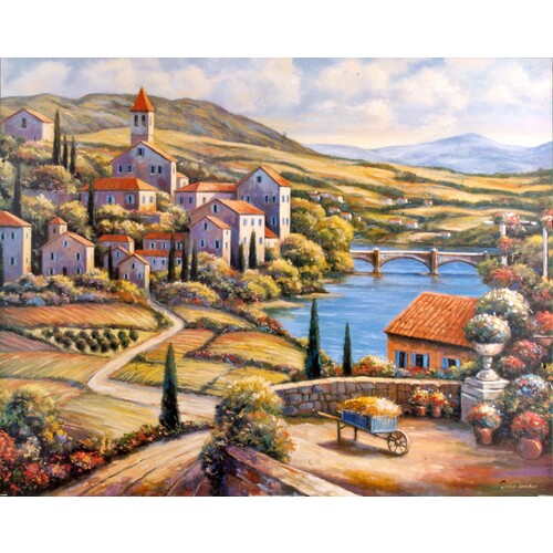 (22 x 28) Art Print ZA0624 JOHN ZACCHEO Tuscany Vistas I