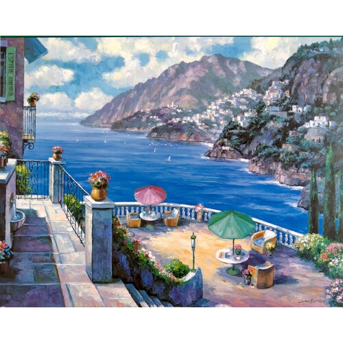 (22 x 28) Art Print ZA0501 JOHN ZACCHEO Mediterranean Vistas I