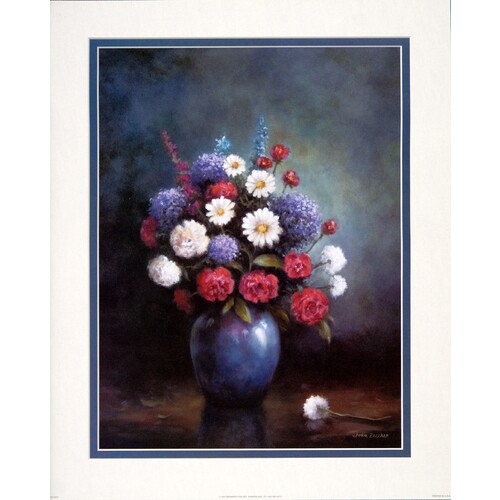 (16 x 20) Art Print ZA0331 JOHN ZACCHEO Floral A