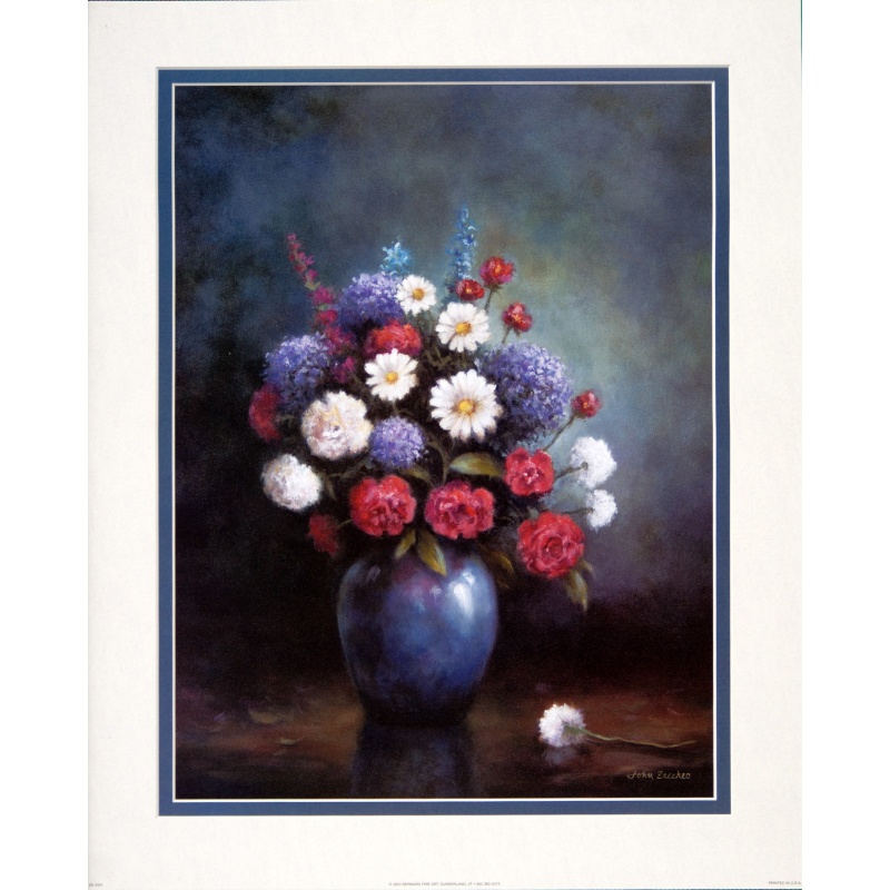(16 x 20) Art Print ZA0331 JOHN ZACCHEO Floral A