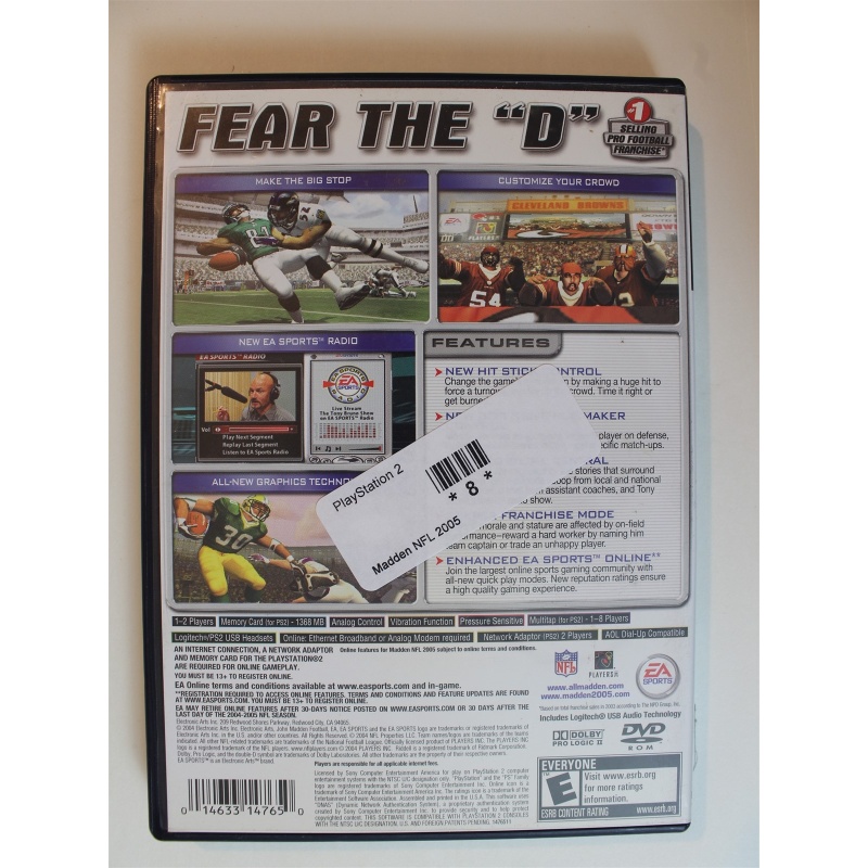 Madden NFL 2005 #8 (PlayStation 2, 2004)