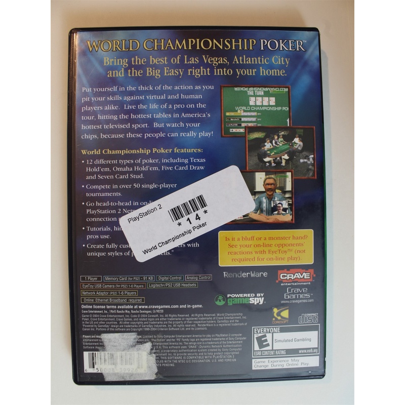 World Championship Poker #14 (PlayStation 2, 2004)