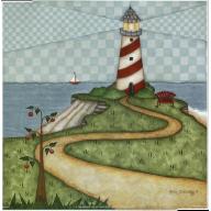 (10 x 10) Art Print BE2007 Robin Betterley Lighthouses